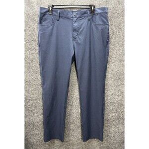 Travis Mathew Open To Close Pants Mens 40x32 Blue Performance Straight Leg Golf